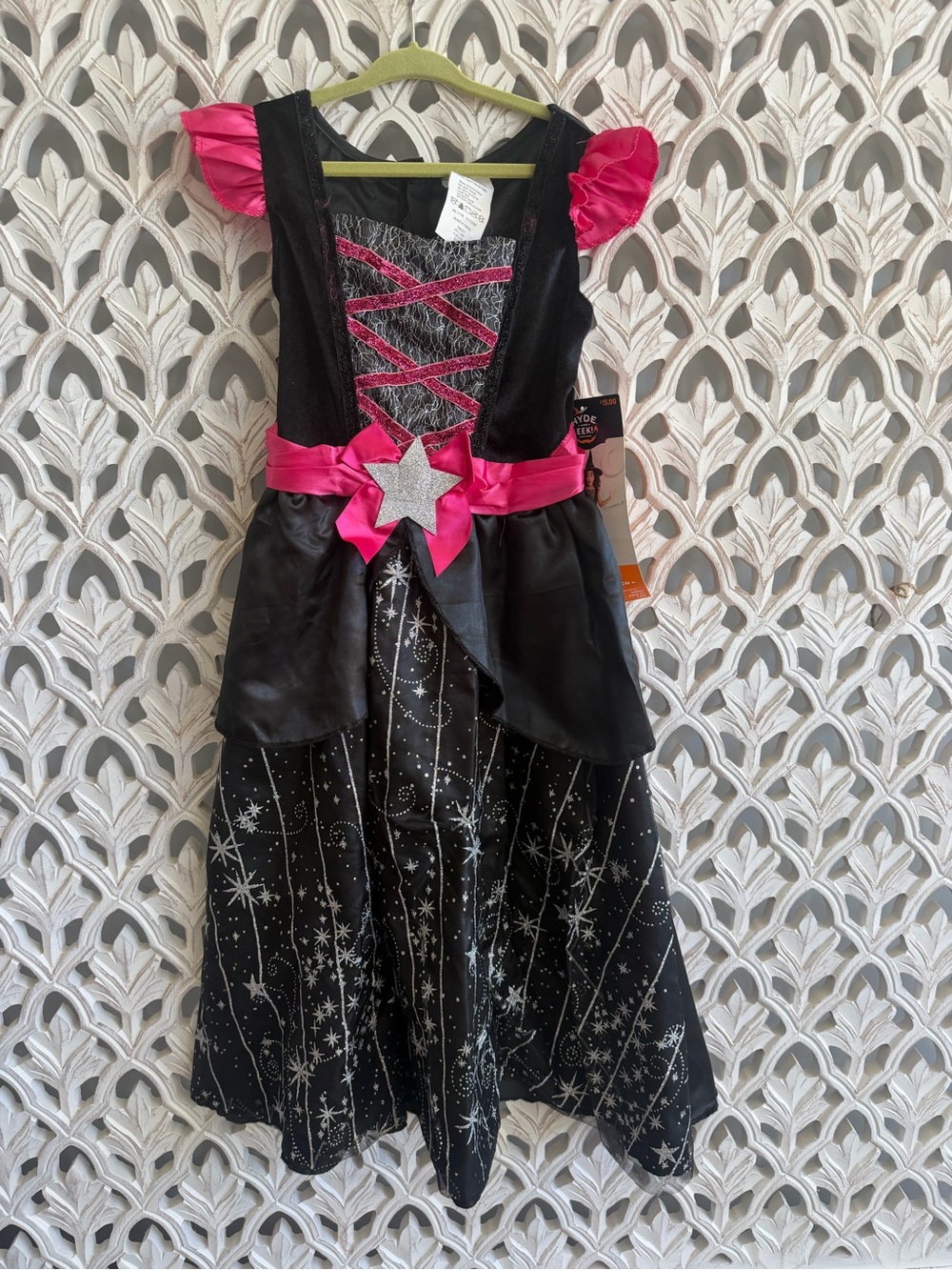 Hyde & Eek Girls Midnight Witch Costume Dress Size S NWT Halloween
